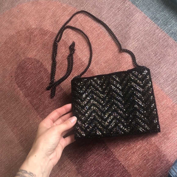 Bohemian Sparkle Sequin Crossbody Bag - Picture 1 of 8